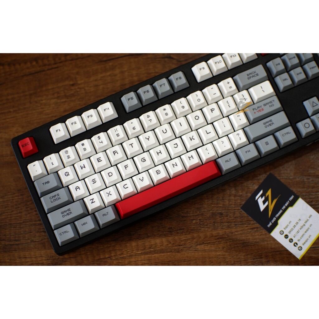 Set Keycap Cherry Gameboy 8Bit 114 Phím Cho Bàn Phím Cơ