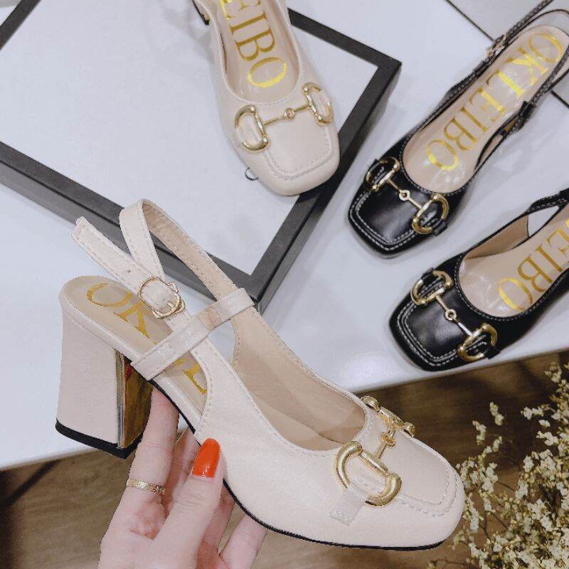 giày cao gót nữ sandan 7cm mẫu mới hót hít