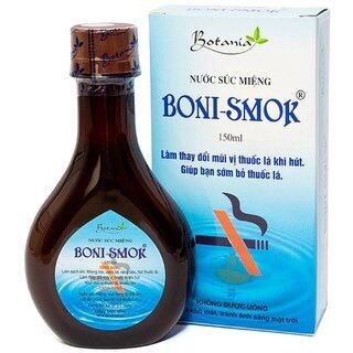GIÁ GỐC Nước súc miệng Boni-Smok Boni Smoke giúp bỏ thuc lá 150ml