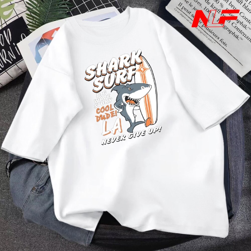 T-Shirt Unisex Shark Surf TL-015 - NLF