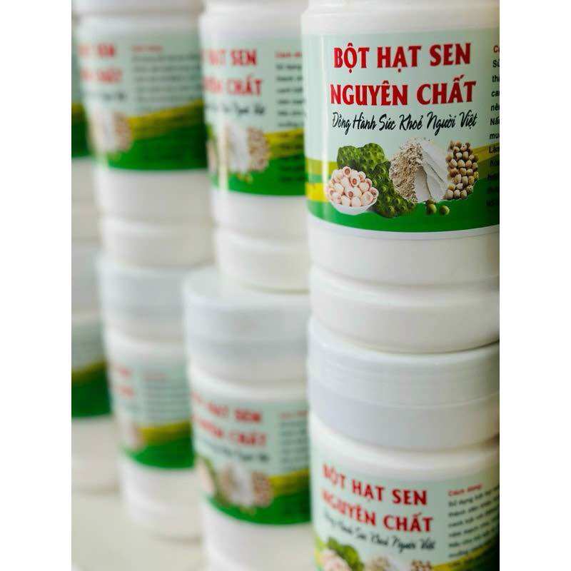 Bột hạt sen nguyên chất 500g