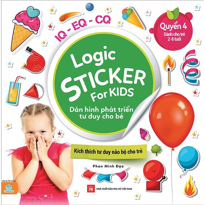 Sách ND - Logic Sticker dán hình phát triển tư duy cho bé quyển 4