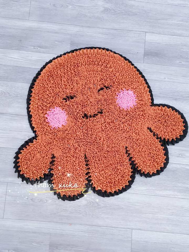 thảm  bạch tuộc để thưởng.kích thước 55cm