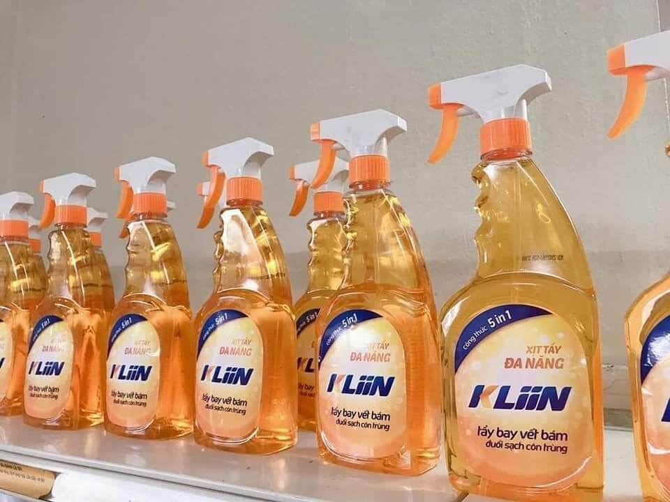Xịt tẩy đa năng kliin 650g