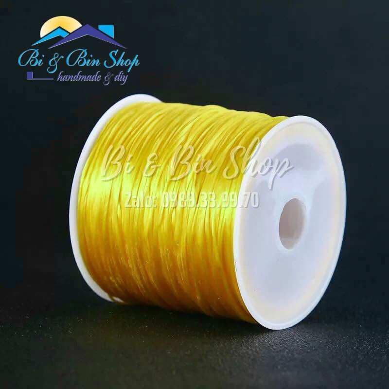 [HCM]Dây Cước Thun Lụa Co Giãn Nhiều Màu Làm Vòng Đeo Tay