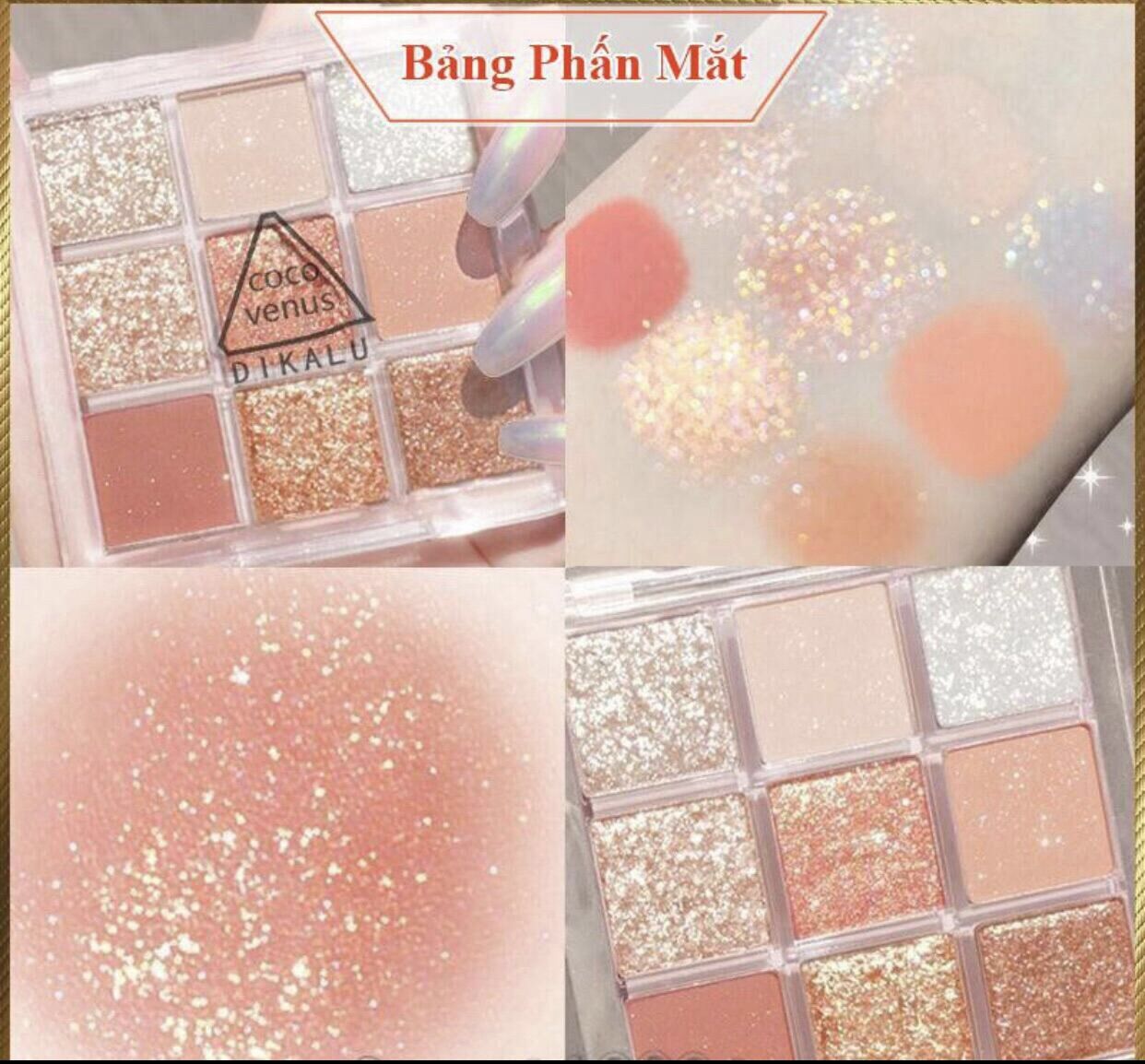 [ HÀNG NỘI ĐỊA] BẢNG PHẤN MẮT 9 MÀU SIÊU HOT