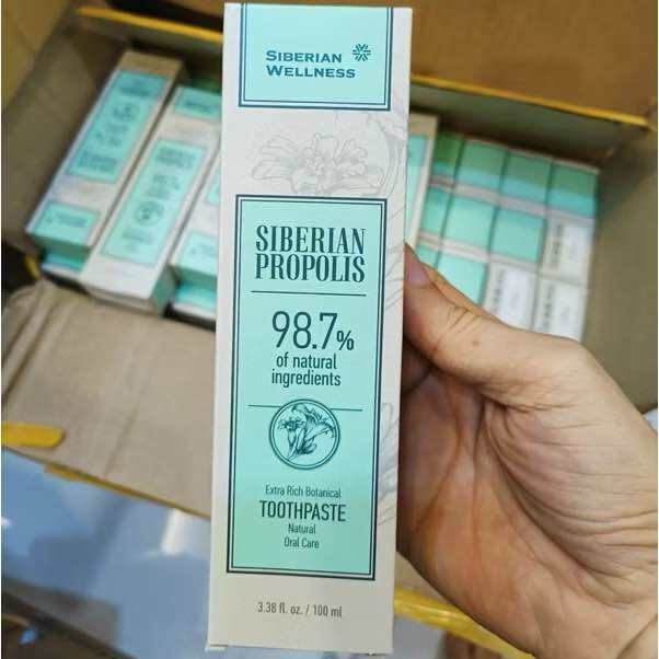 Kem đánh răng thảo dược Keo ong Siberi sự bảo vệ tự nhiên Siberian Propolis Extra