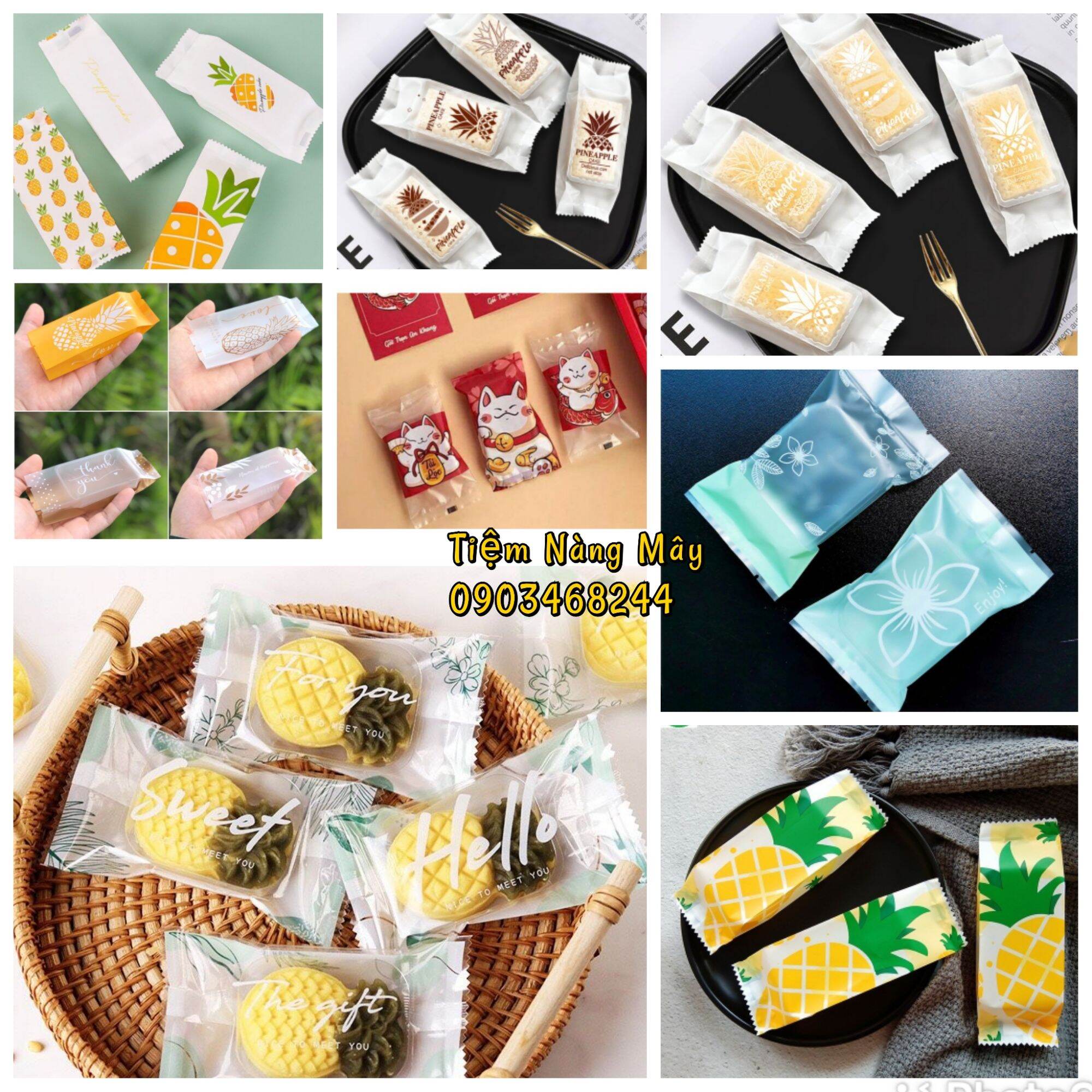 Túi bánh dứa đừng vừa khuôn quả dứa 30g, 50g