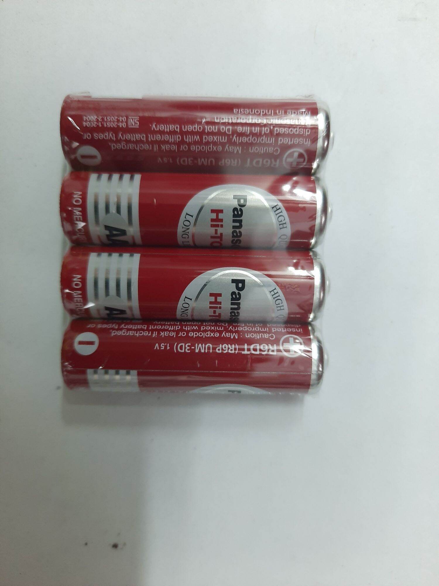 Pin panasonic R6DT/4S (pin đỏ AA, hộp 60 viên)