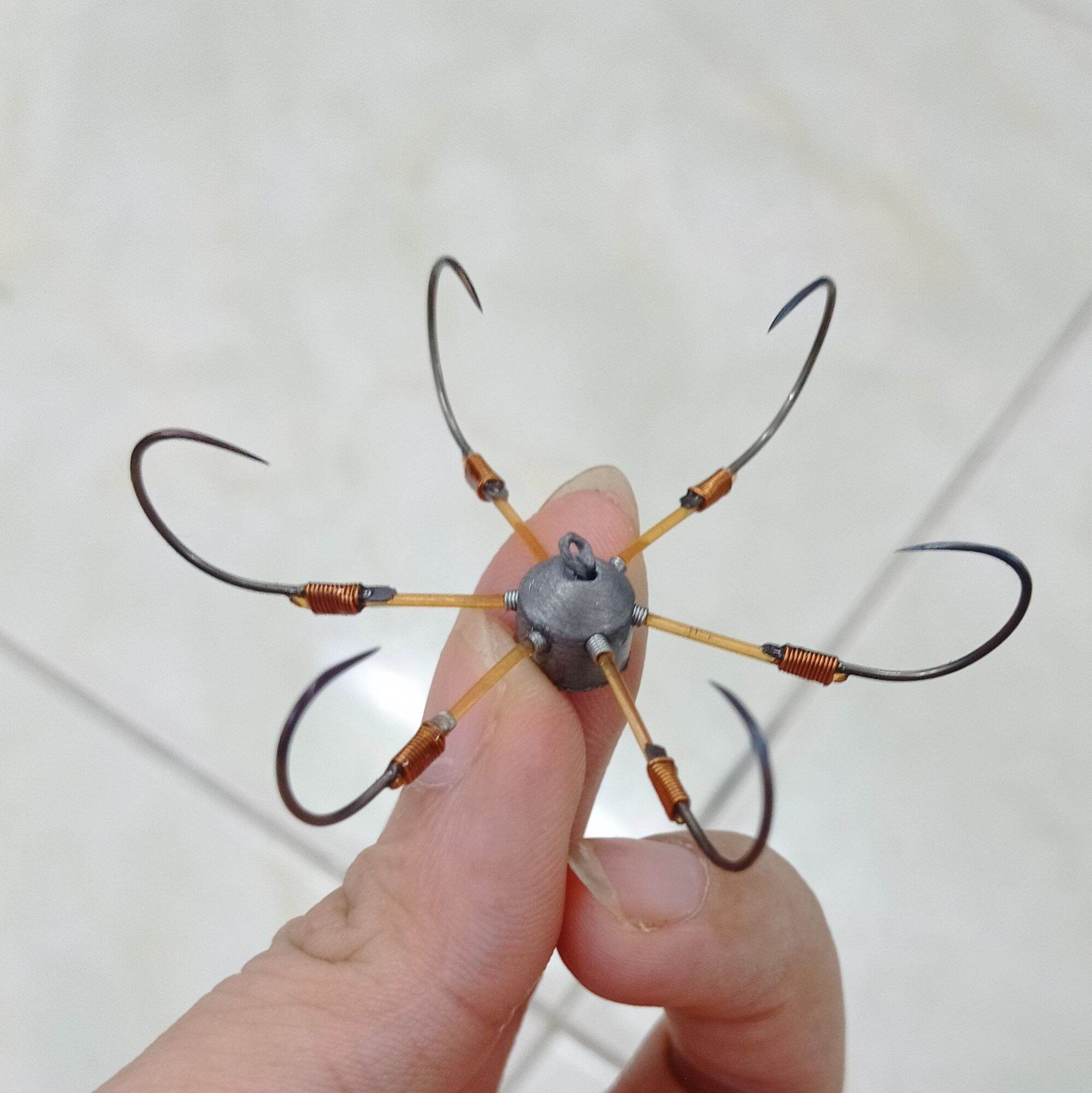 Lưỡi câu lục tỳ chì đúc số 8