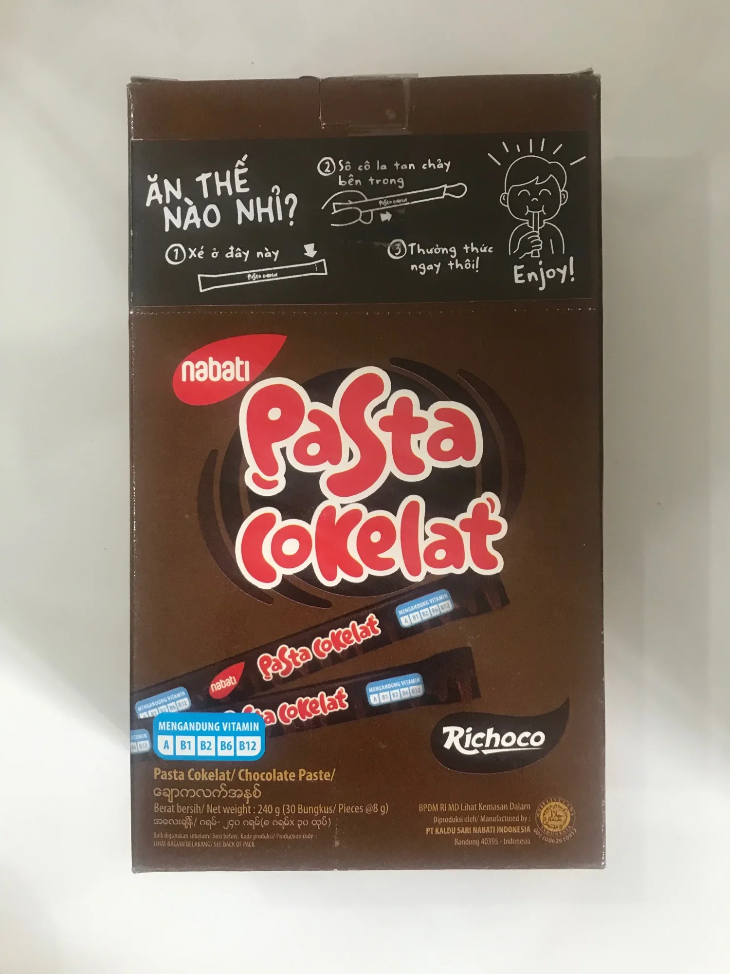 Combo 2 hộp socola Richoco pasta chocolate 240g