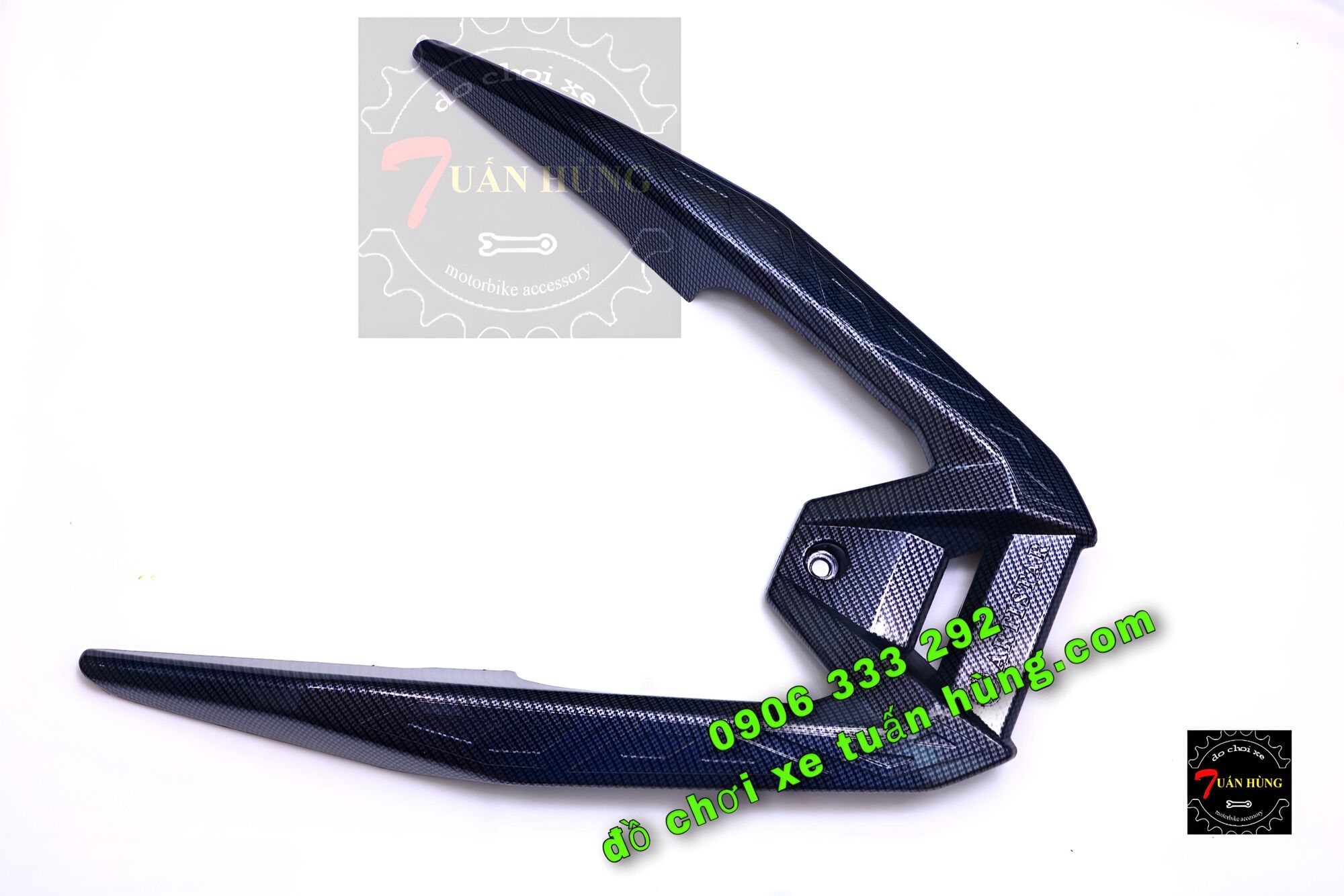 Ốp cản sau vario 160 carbon hàng đẹp mẫu mới - đồ chơi xe vario 160