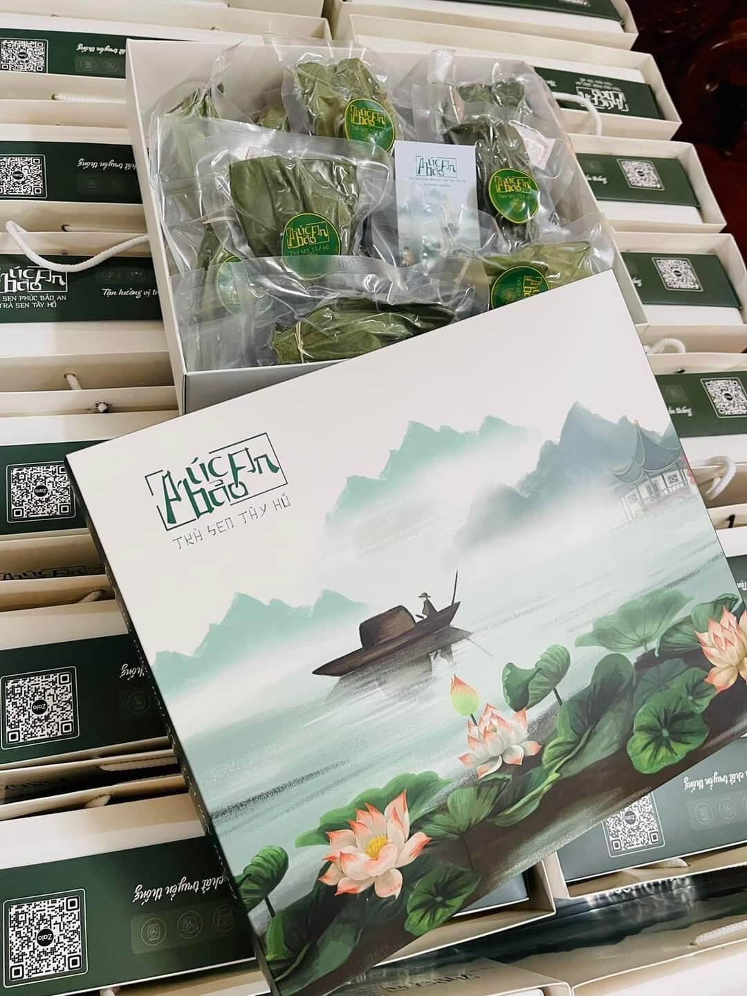 Trà Sen Tây Hồ - Phúc Bảo An -  Sấy Thăng Hoa
