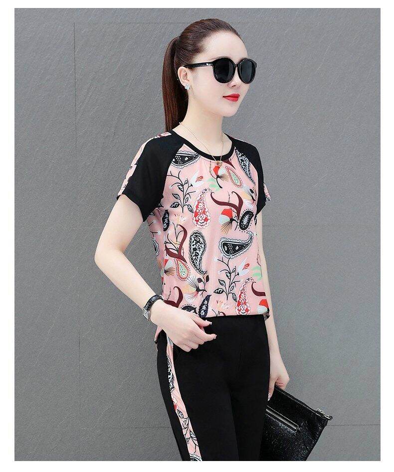 Sét bộ đồ nữ phối họa tiết long phụng cao cấp