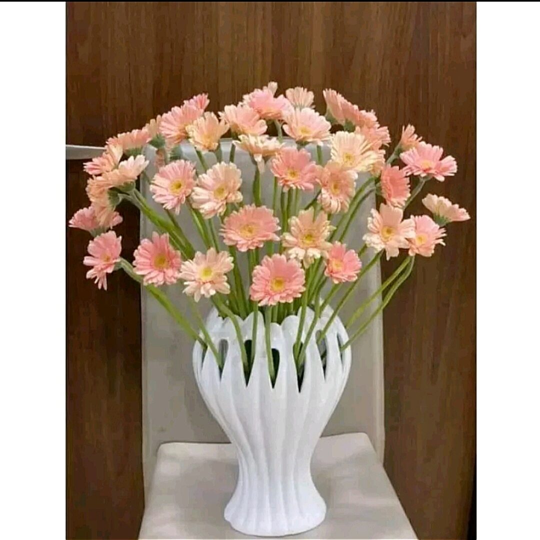 Lọ hoa bàn tay phật gốm sứ bát tràng cao 23cm