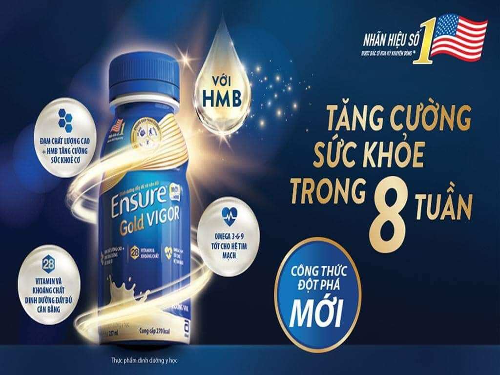 Sữa Ensure Gold vigor nước