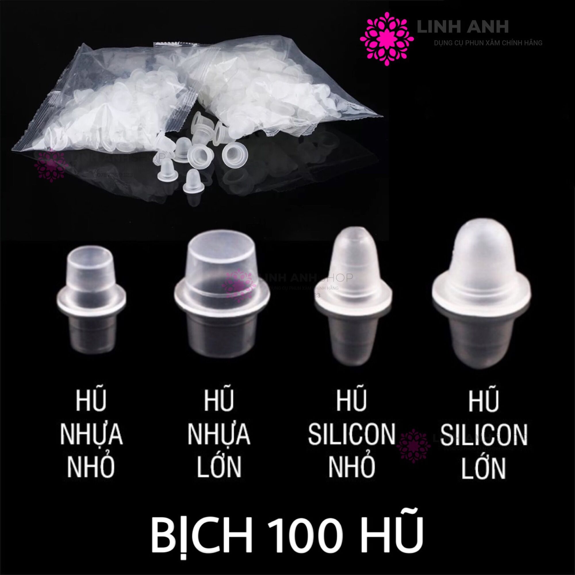 BỊCH CHUM HŨ MỰC TO, NHỎ, SILICON