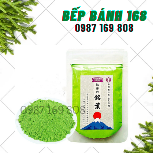 Bột trà xanh nhật bản matcha meiyo japanese green tea túi zip 50gr