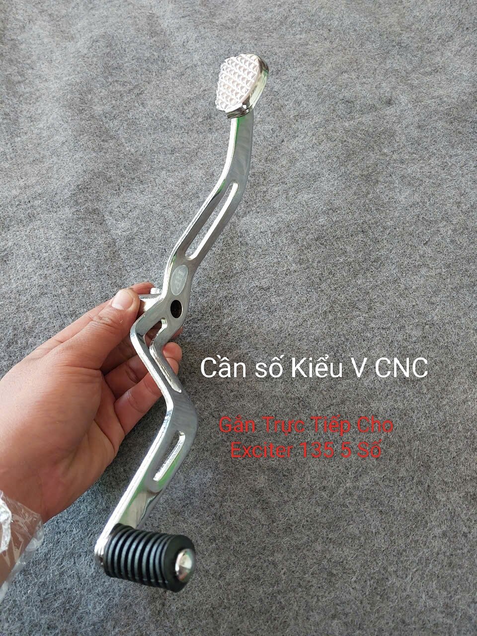 Cần Số 2 Chiều Exciter 135 Lắp Trực Tiếp Vào Cốt Số