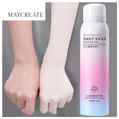 Xịt chống nắng MayCreate nâng tone,chống nước 150ML