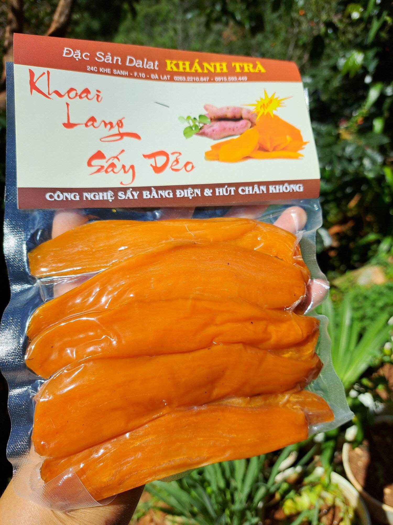 Khoai lang mật sấy dẻo đà lạt - khánh trà