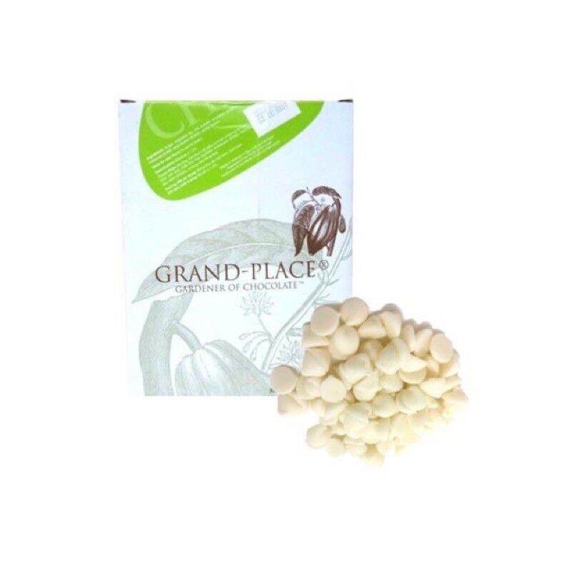 100g Socola Chip Trắng Grand Place trang trí bánh