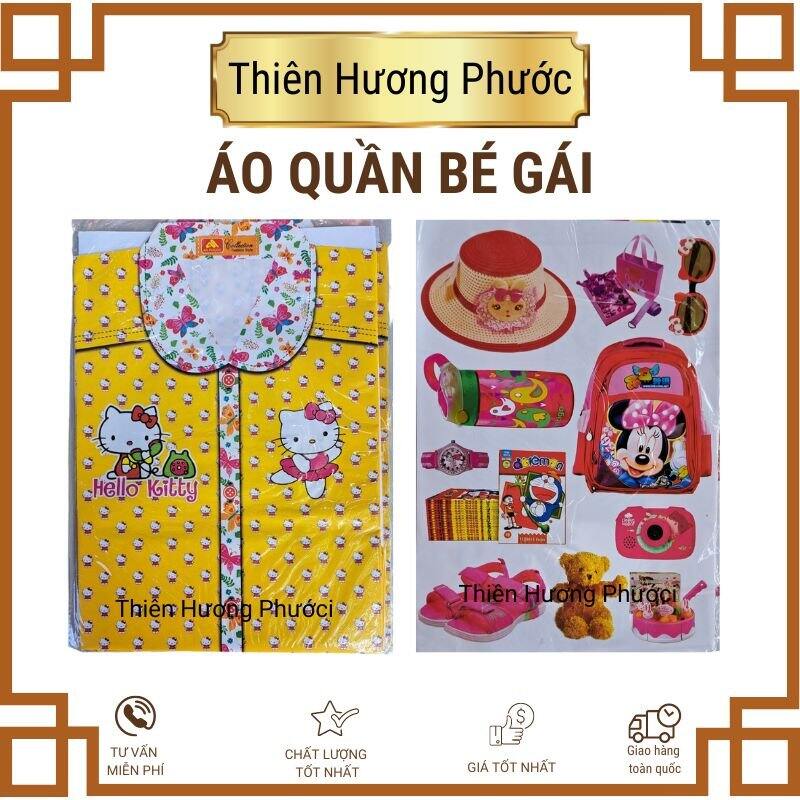 Quần áo bé gái cao cấp vàng mã