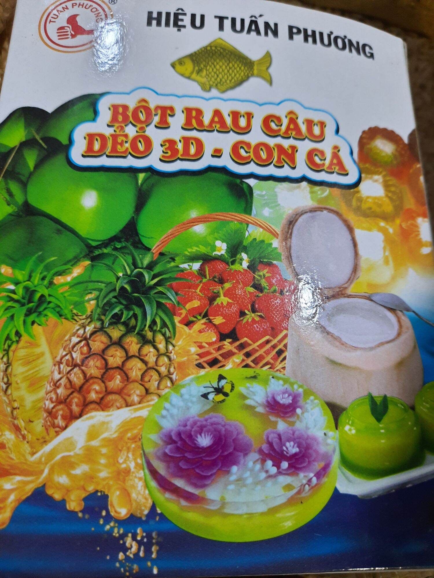Rau Câu Dẻo 3D Con Cá gói (12g)