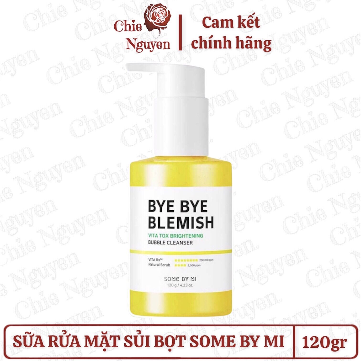 [CHÍNH HÃNG] Gel Rửa Mặt SOME BY MI Sủi Bọt Làm Sạch & Sáng Da 120g Bye Bye Blemish
