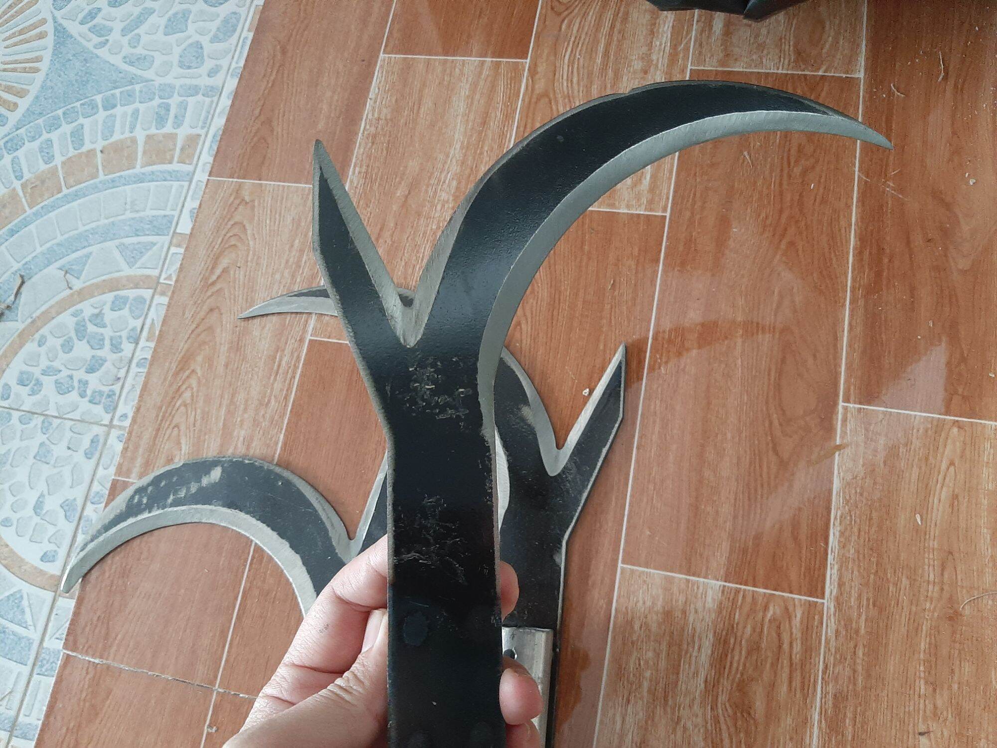 cu liêm phát mía- bắp ( thép dày) dụng cụ làm vườn