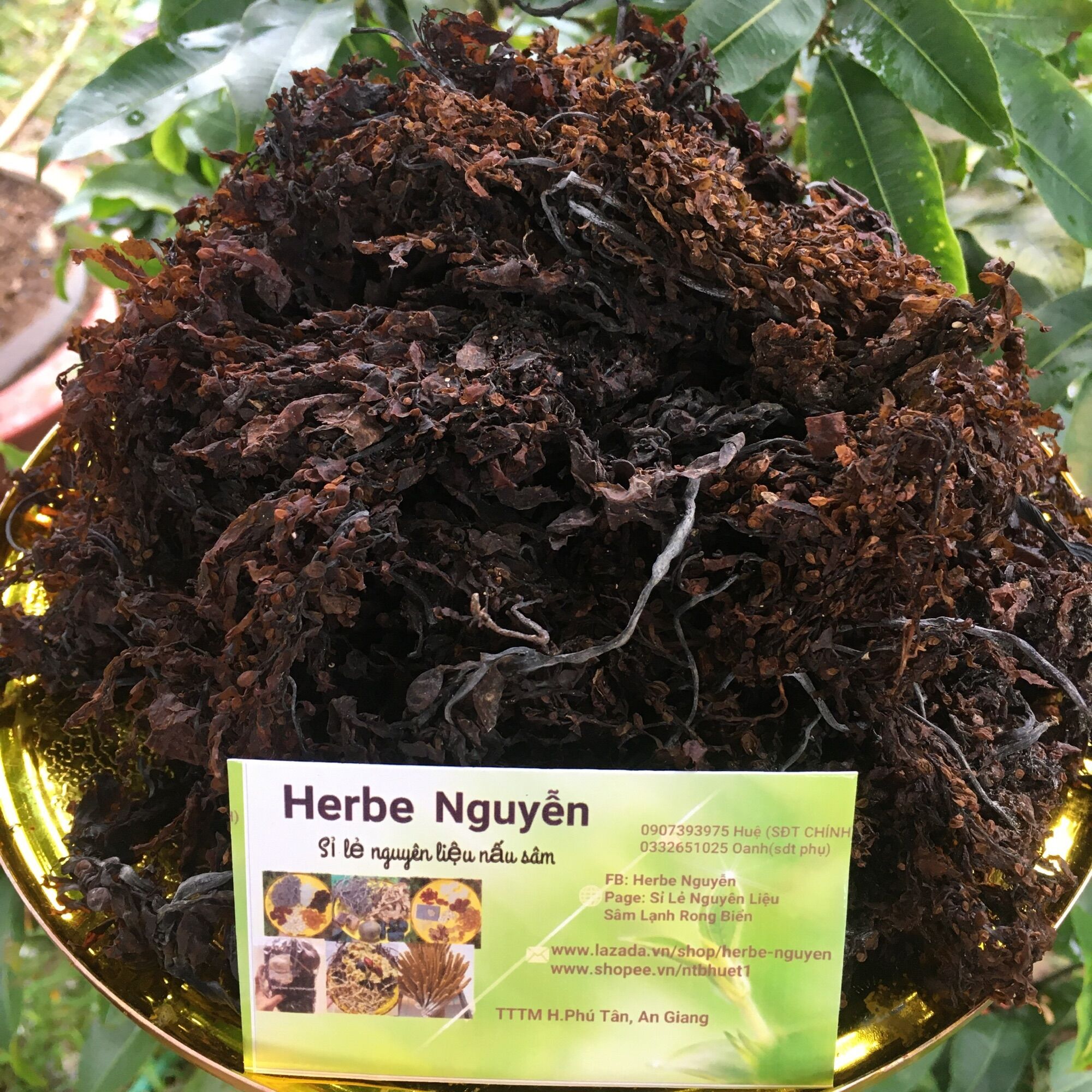 Rong biển nấu sâm (rong mơ đen-rong khô loại 1)- 1kg