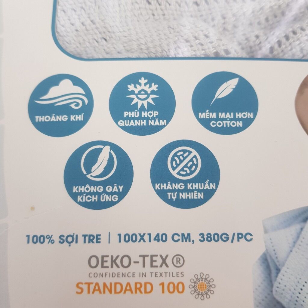 Chăn Lưới Sợi Tre ComfyBaby
