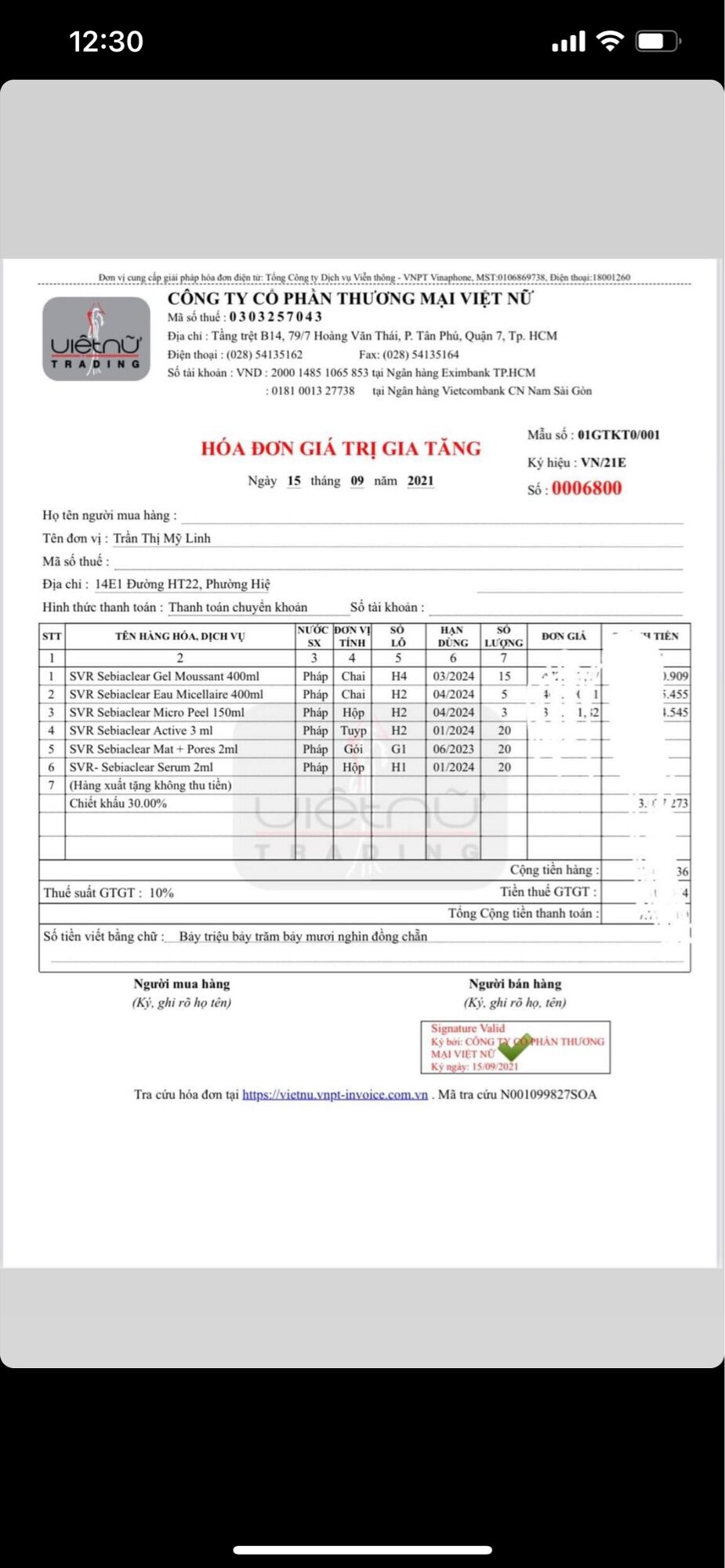 ‼️ Nước hoa hồng cho da dầu mụn SVR ‼️