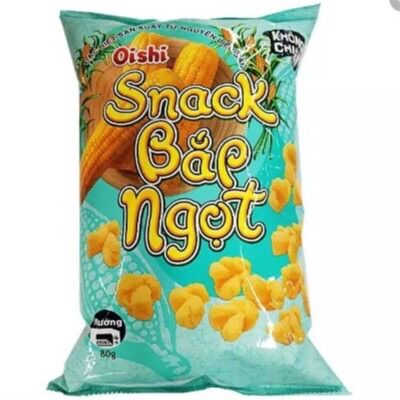 Bim bim snack oishi bắp ngọt gói 80g