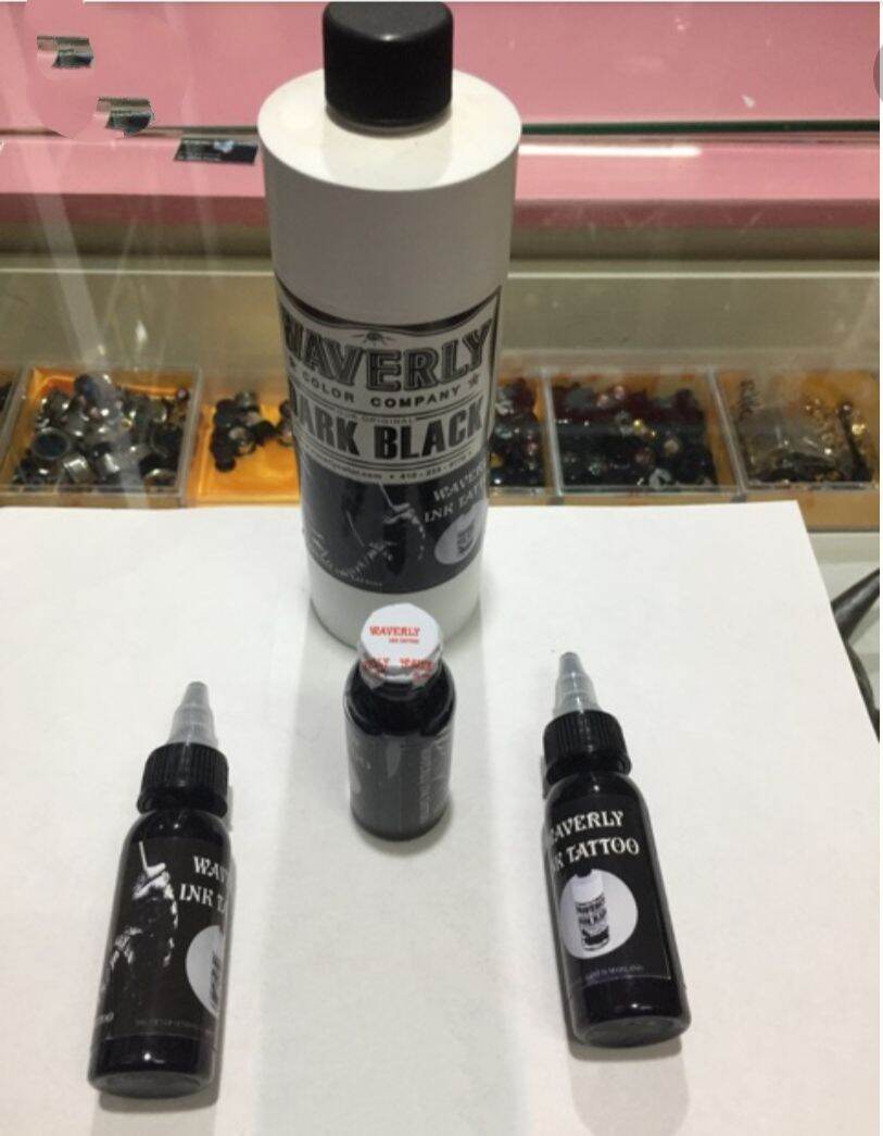 Mực xăm Waverly đen bóng 30ml