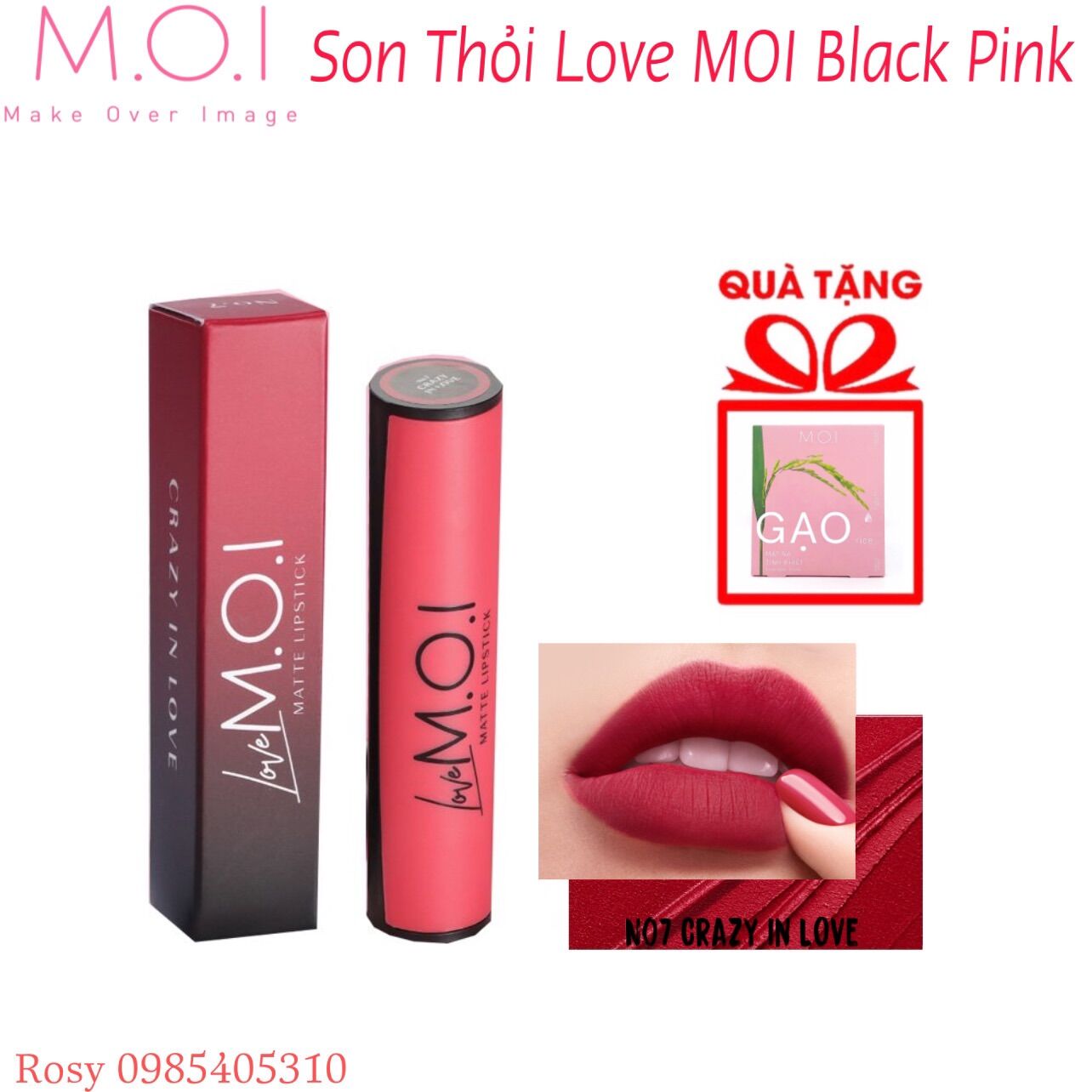 [HOT]- SON THỎI LOVE MOI BLACK PINK HỒ NGỌC HÀ