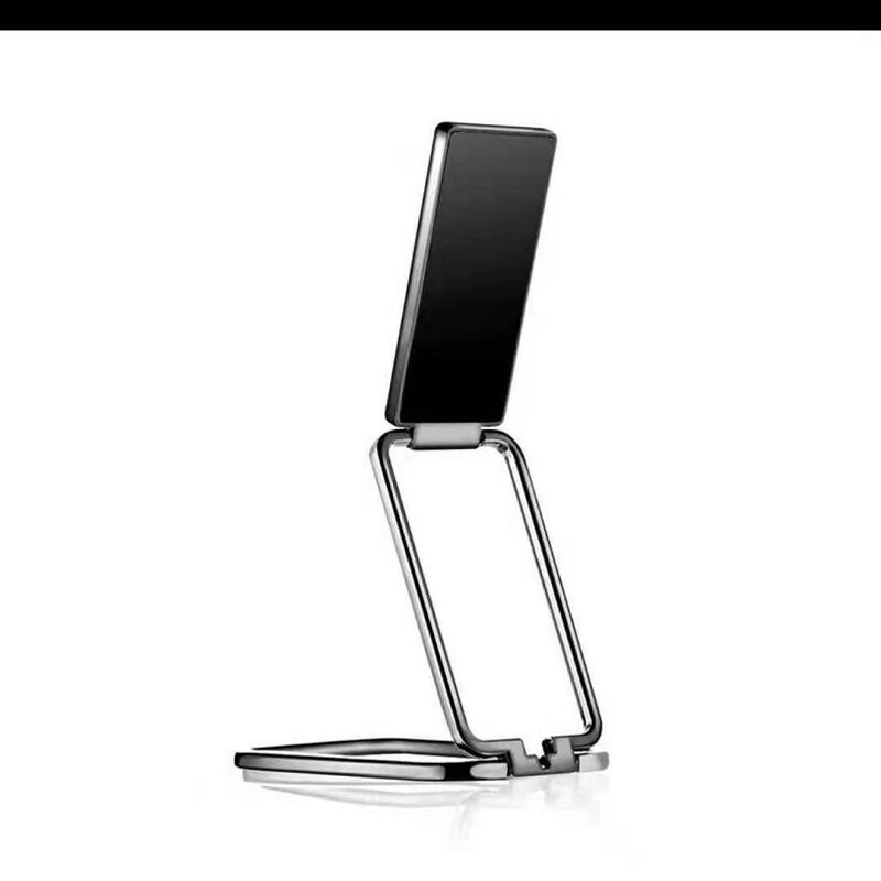 Mobile Phone Holder Invisible Desktop Folding Metal Ring Buckle Paste Portable Tablet iPad Lazy Holder Car Magnetic Metal Back Sticker Ultra-Thin Adjustable Creative Ring Phone Holder