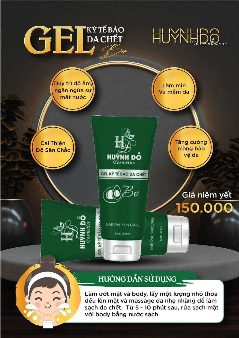 [HCM]GEL Kỳ Tế bào DA Chết huỳnh đỗ
