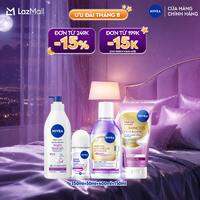 Combo NIVEA Luminous Skin Glow: Tẩy Trang, Sữa Rửa Mặt, Sữa Dưỡng Thể và Lăn Ngăn Mùi