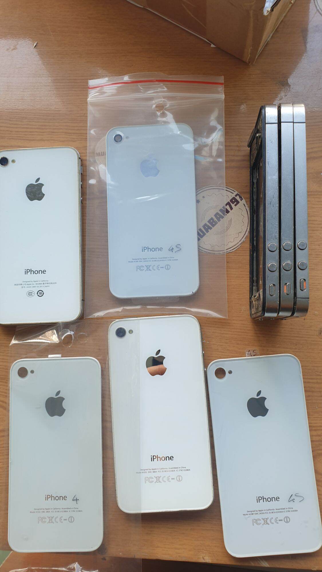 Linh kiện điện thoại i-p 4s tháo máy