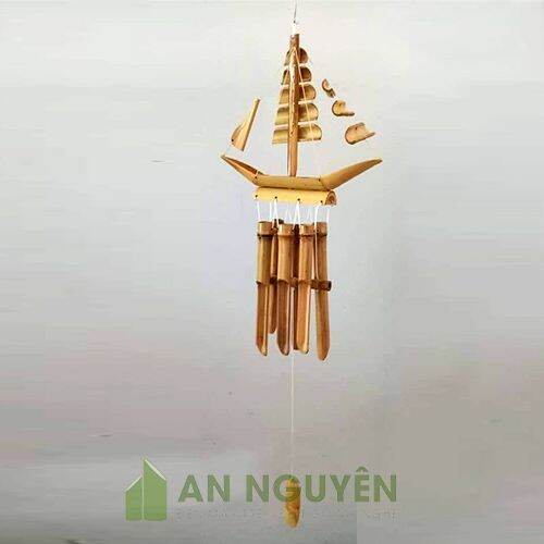 Chuông gió phong thủy dạng thuyền