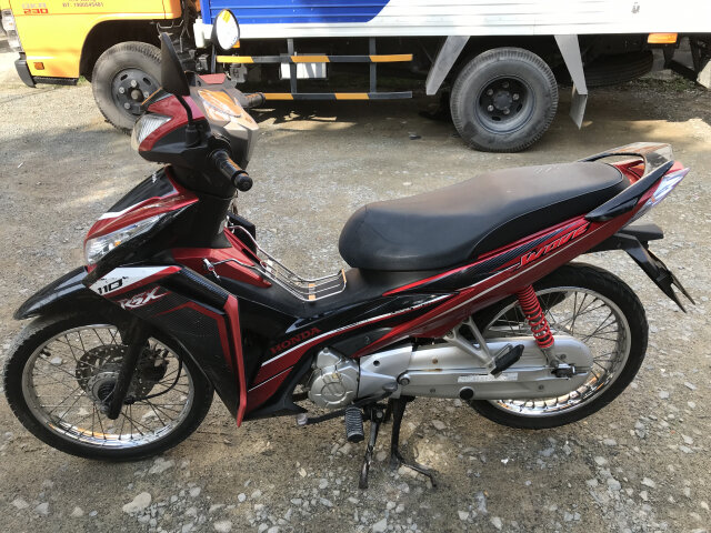 Tem lụa xe wave rsx 2013 giống zin đỏ đen
