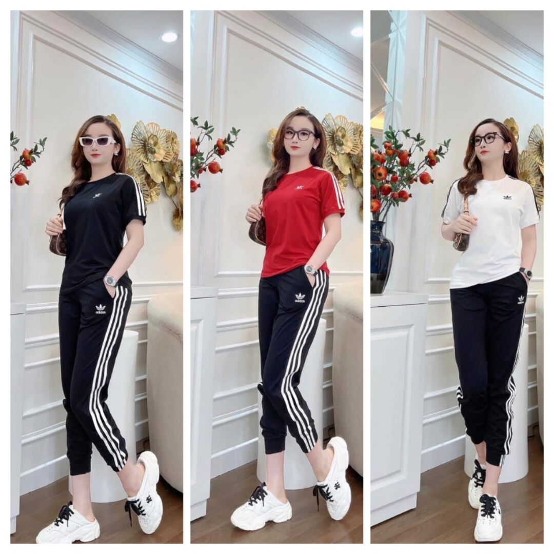 BỘ QUẦN ÁO THỂ THAO NỮ THUN COTTON SIZE 40-64KG