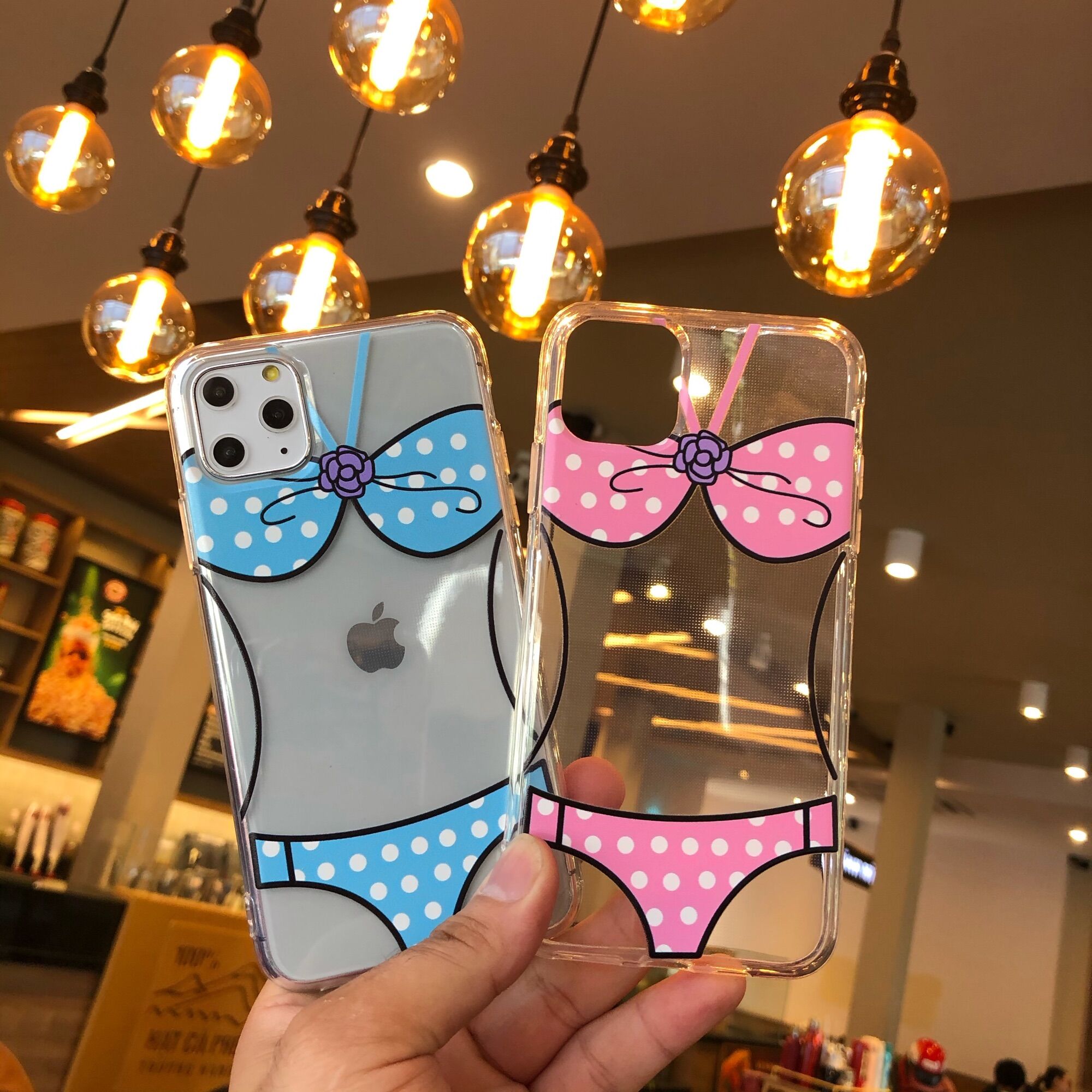 [HCM]Ốp iphone Bikini Sexy hồng và xanh