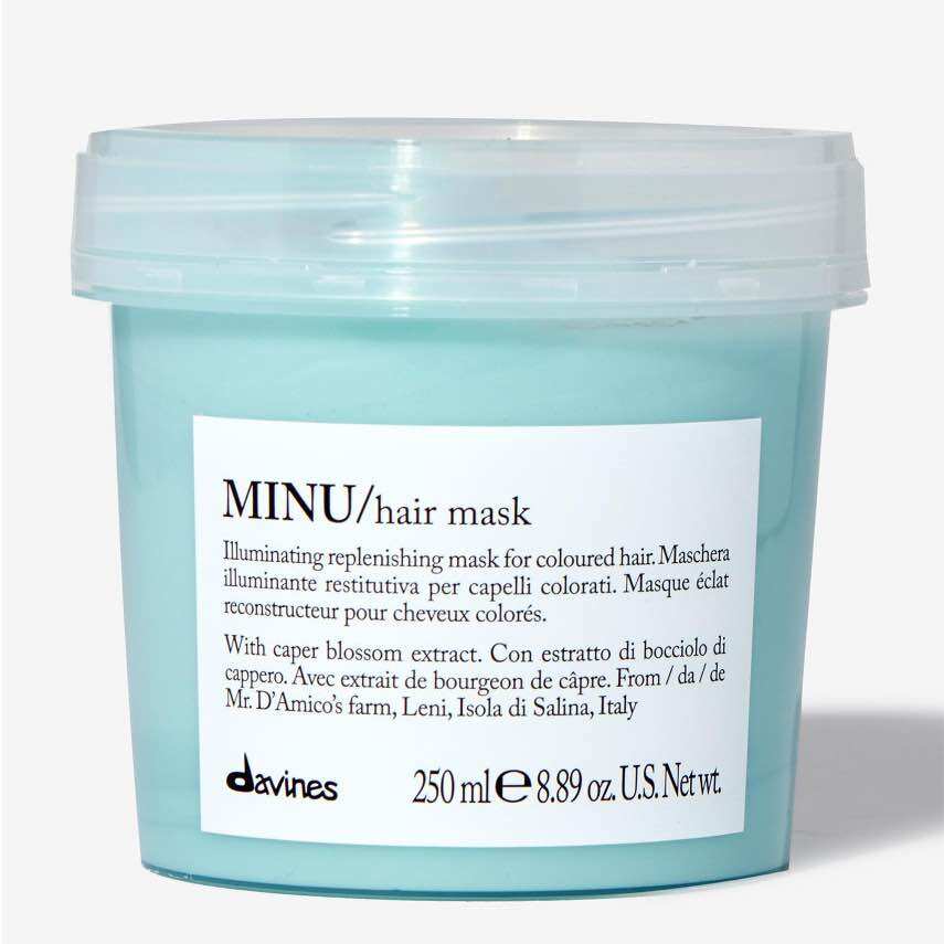 Mặt nạ dưỡng màu tóc nhuộm davines minu hair mask 250ml