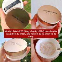 Perfect Diary | Pompompurin Limited Edition Golden Powder Compact Long Lasting Oil Control Matte Finish Brightening Face Powder for Women