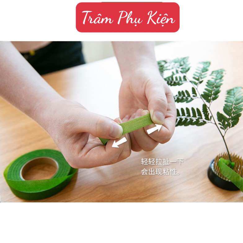 Băng dính sáp, băng dính cuốn cành hoa (1 cuộn)