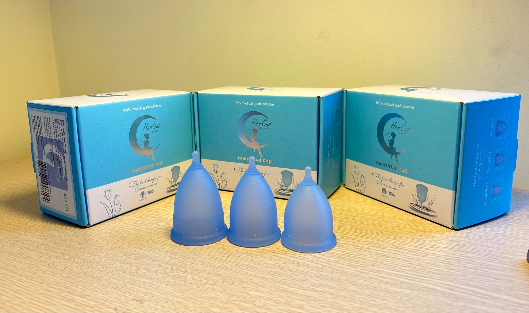 Cốc Nguyệt san Hercup Made in USA