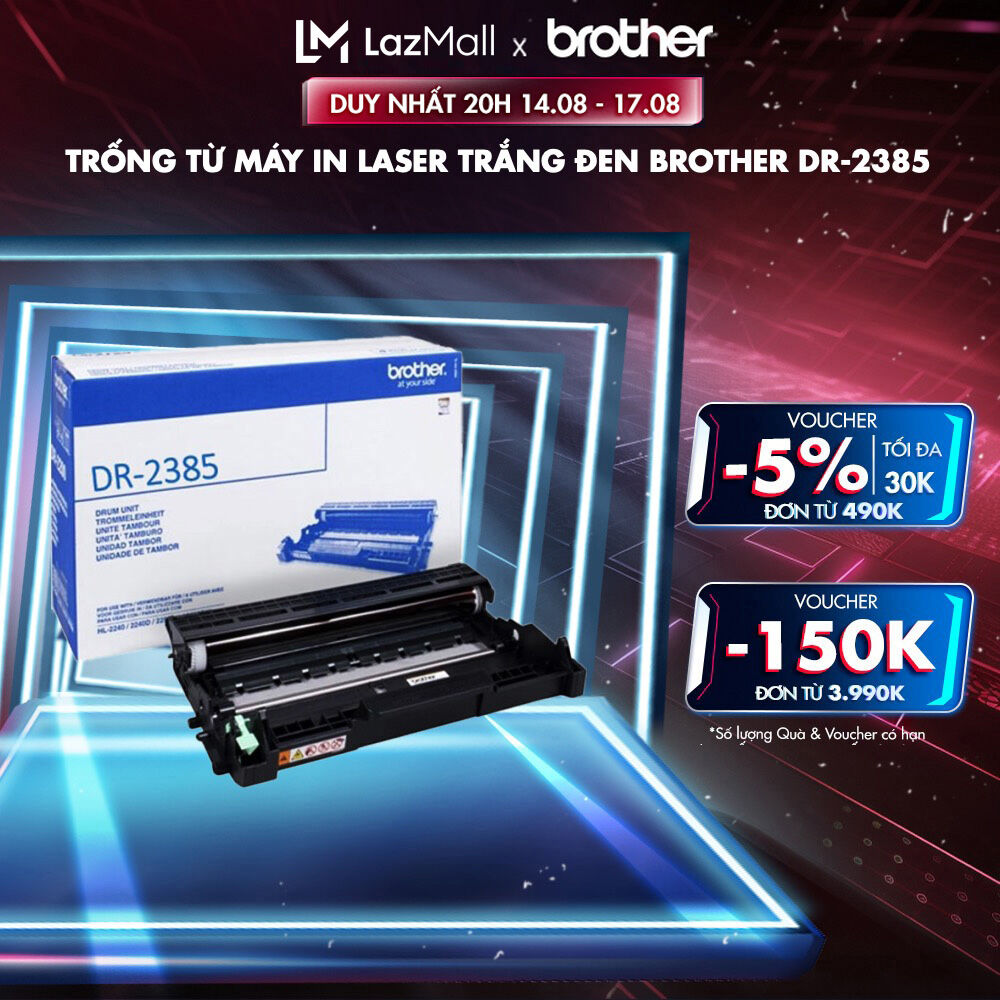 Trống từ máy in laser trắng đen Brother DR-2385 cho máy in HLL-2xxx/MFC-L2xxx