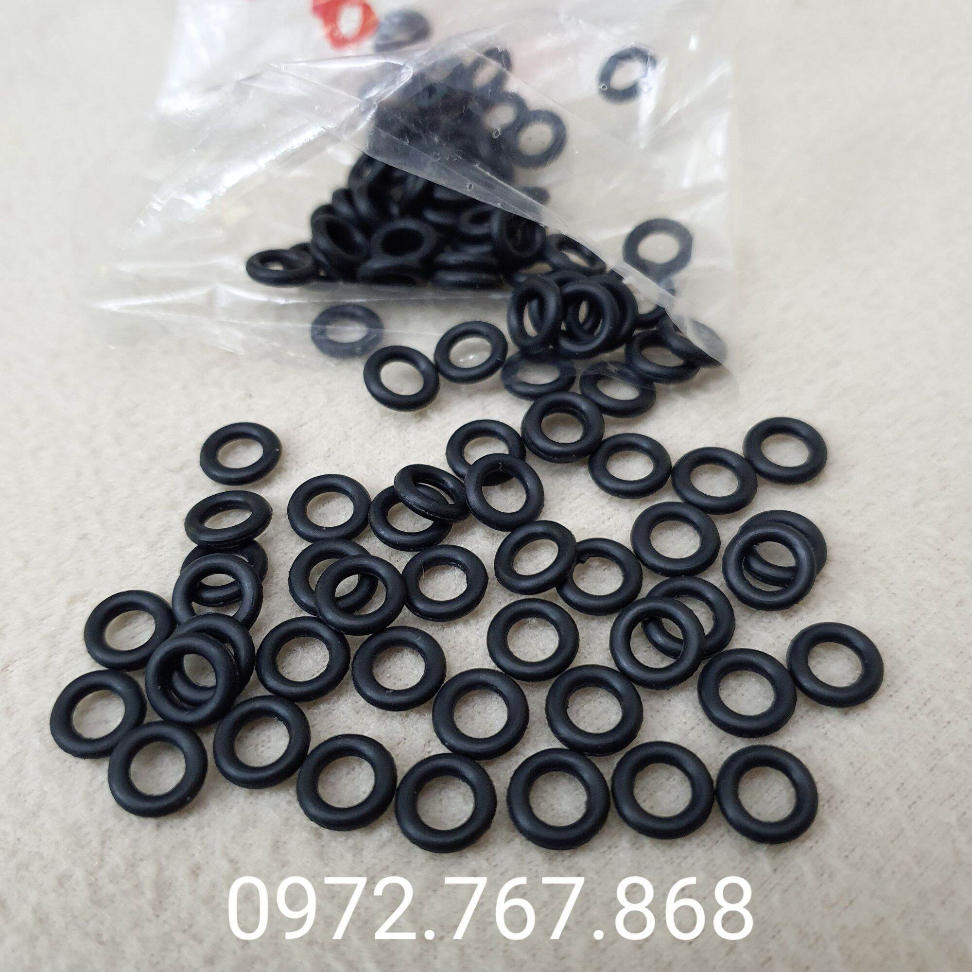 [100 cái] Gioăng cao su NBR 5*2mm (đường kính trong 5mm, dày 2mm)
